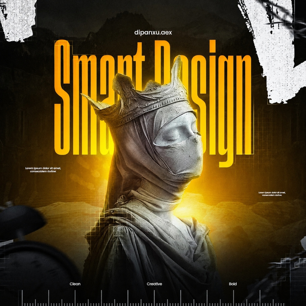 Smart Design Veiled Statue Poster by dipanxu.aex